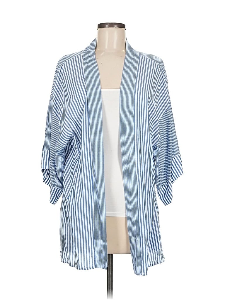 Pre-owned Allison Joy Kimono In Blue