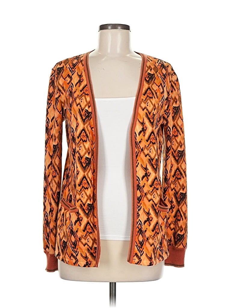 Pre-owned Alberta Ferretti Cardigan Sweater In Orange