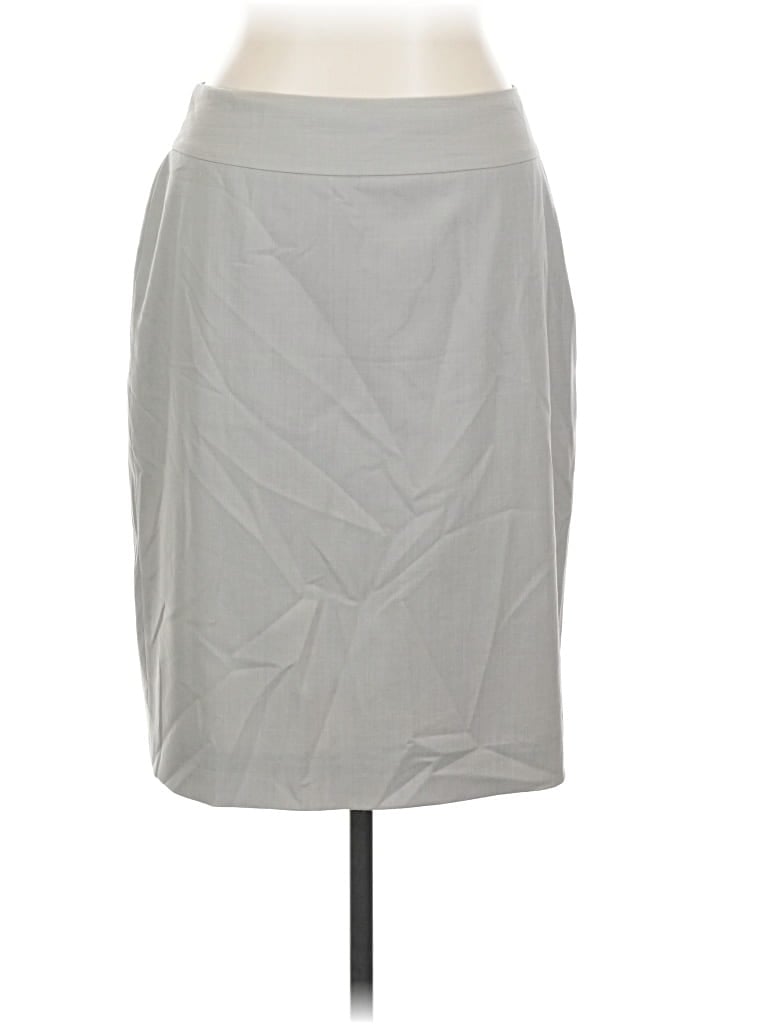 Pre-owned Banana Republic Wool Skirt In Gray