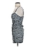Guess Animal Print Gray Cocktail Dress Size 1 - photo 5
