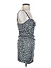 Guess Animal Print Gray Cocktail Dress Size 1 - photo 4