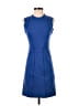 Abaete Solid Blue Cocktail Dress Size 0 - photo 1