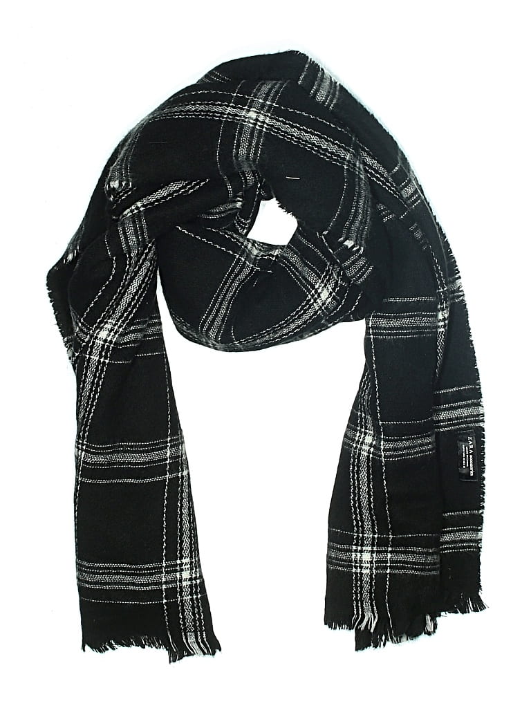 ZARA Pre-owned Scarf In Black