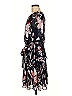 Vince Camuto 100% Polyester Floral Black Casual Dress Size 8 - photo 5