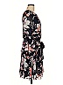 Vince Camuto 100% Polyester Floral Black Casual Dress Size 8 - photo 4