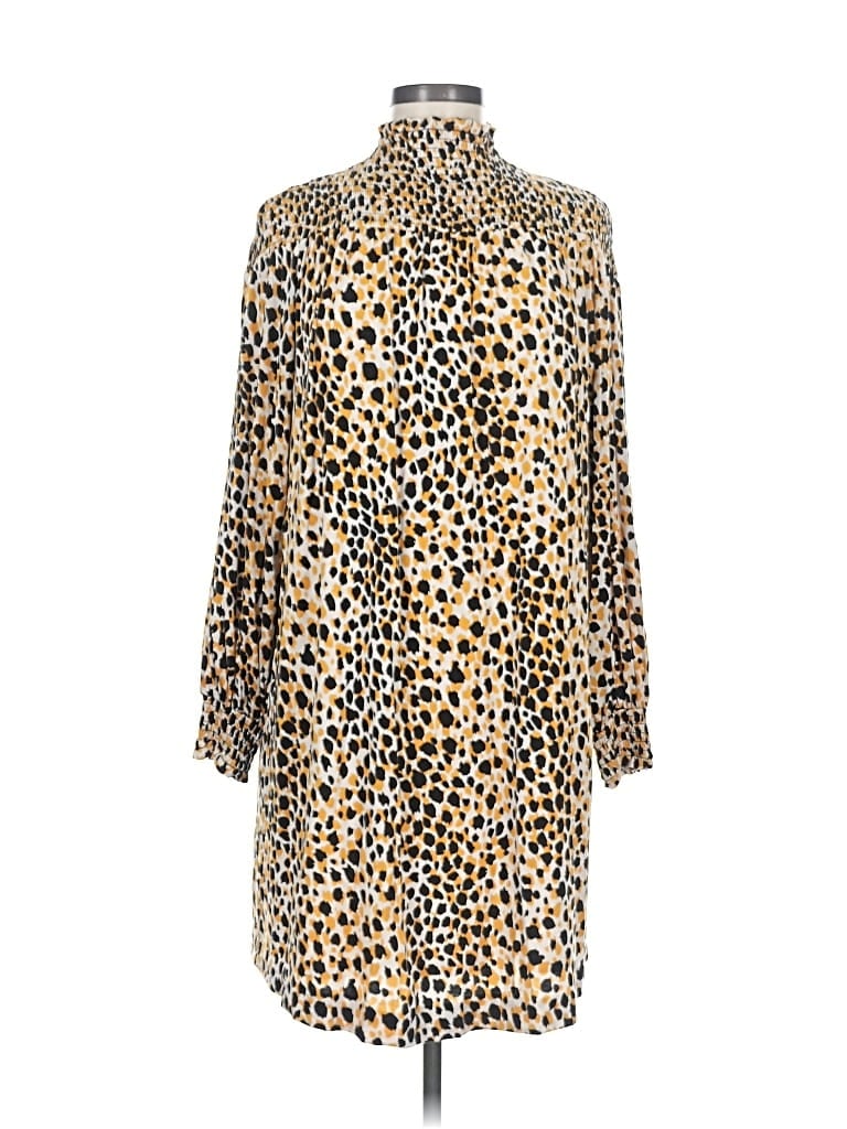 Pre-owned Ann Taylor Casual Dress In Gold