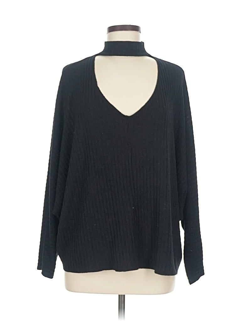 Pre-owned Urban Outfitters Turtleneck Sweater In Black