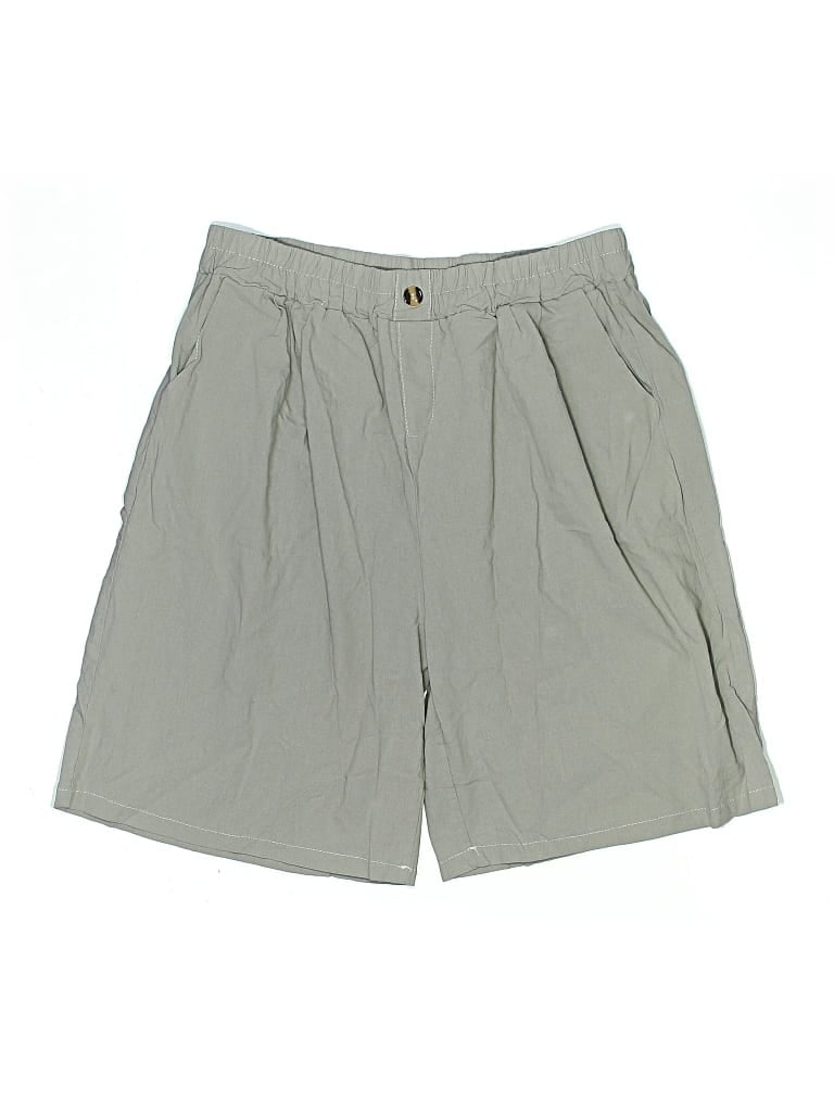 Pre-owned Unbranded Khaki Shorts In Gray