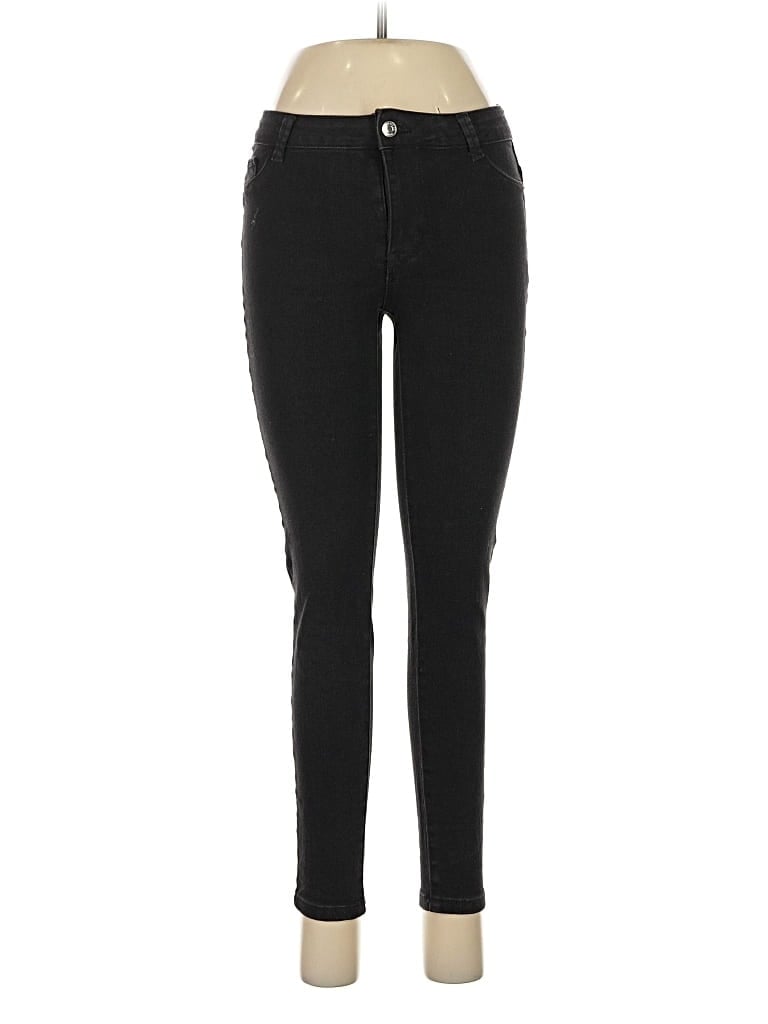 Pre-owned Denim Co Jeggings In Black