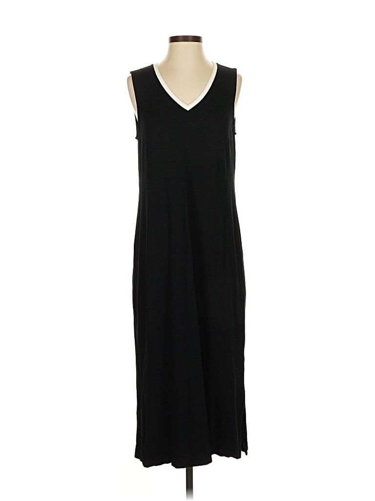 Pre-owned Talbots Casual Dress In Black