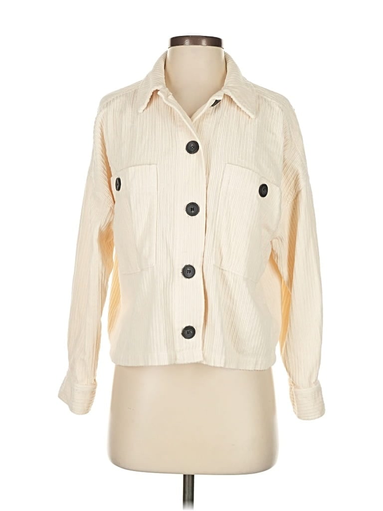 Pre-owned Zara Trf Jacket In White