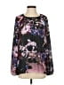Clover Canyon 100% Polyester Floral Purple Long Sleeve Blouse Size XS - photo 1