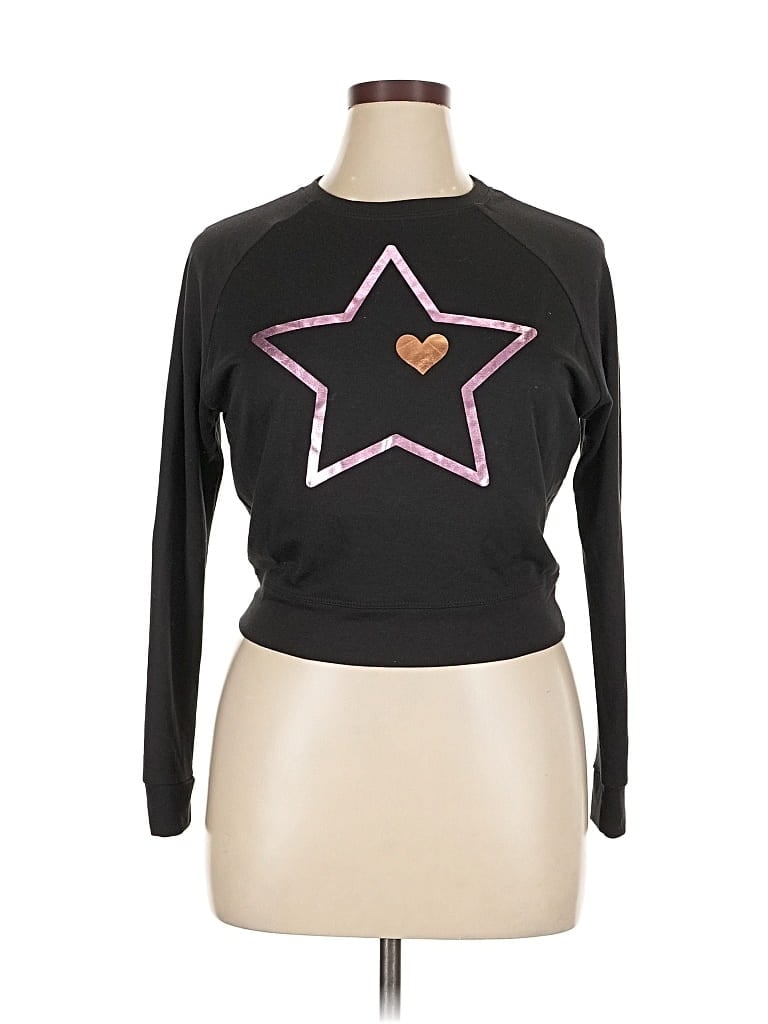 Pre-owned Terez Sweatshirt In Black