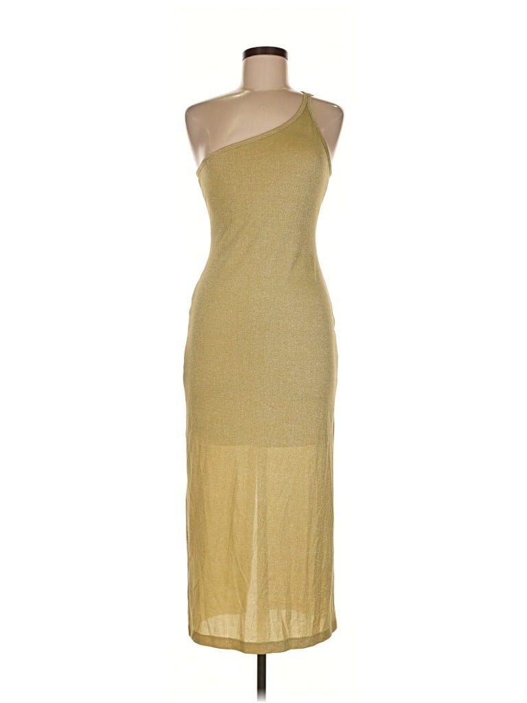 Pre-owned Third Form Cocktail Dress In Gold