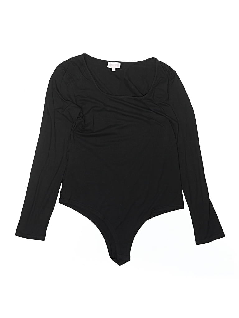 Pre-owned Pink Lily Bodysuit In Black