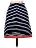 Ann Taylor Stripes Blue Casual Skirt Size 0 - photo 1