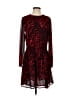 MICHAEL Michael Kors 100% Polyester Animal Print Red Cocktail Dress Size S - photo 1