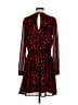 MICHAEL Michael Kors 100% Polyester Animal Print Red Cocktail Dress Size S - photo 2