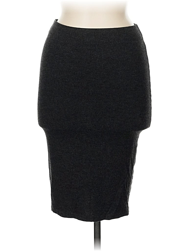 Pre-owned Xxi Formal Skirt In Gray