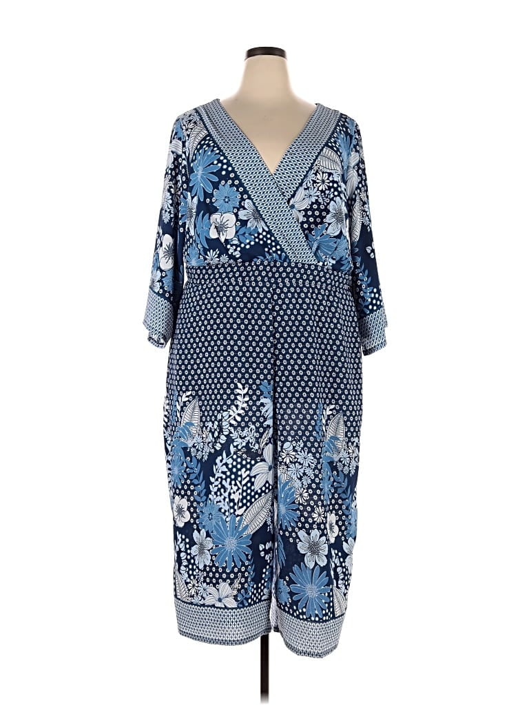 Pre-owned Lane Bryant Jumpsuit In Blue