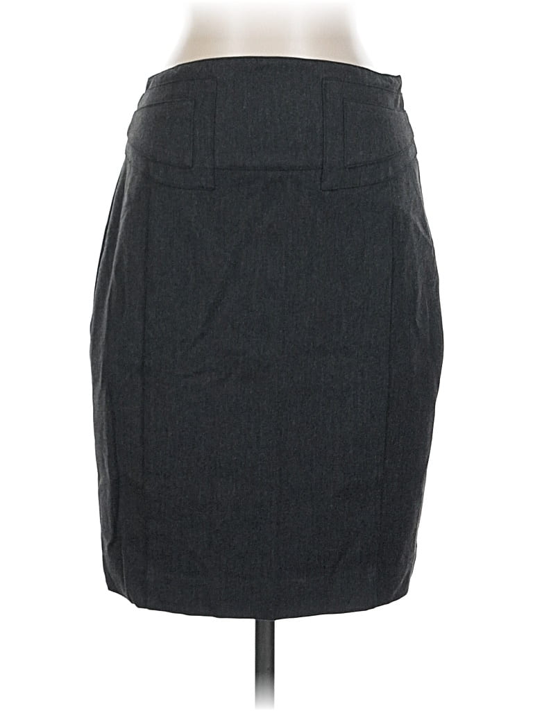 Pre-owned Express Formal Skirt In Gray