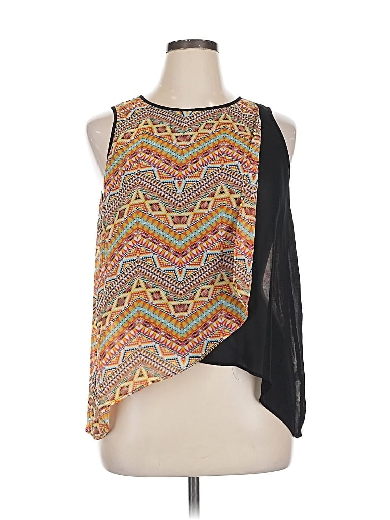 STATUS Pre-owned Sleeveless Blouse In Black