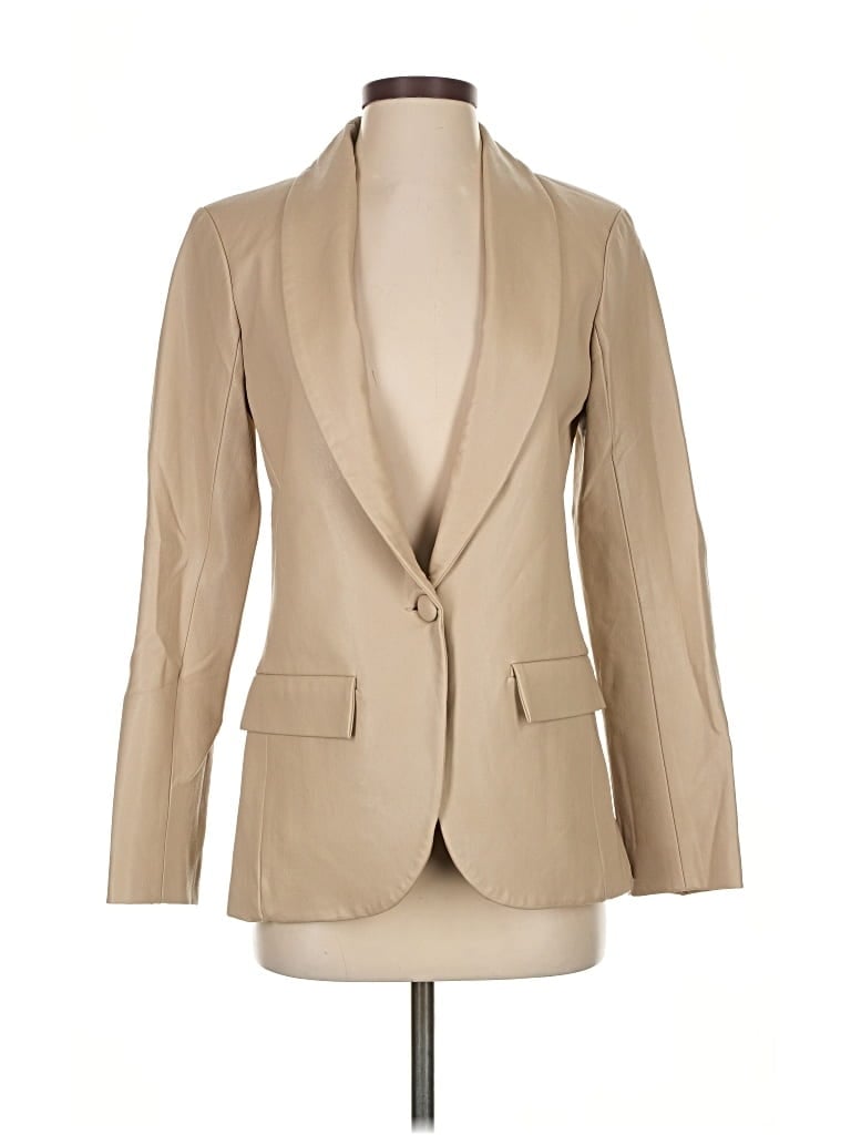 Pre-owned Amanda Uprichard Blazer Jacket In White