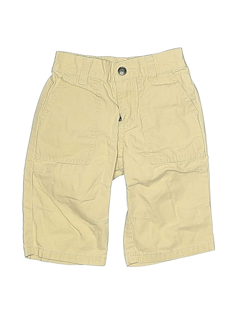 Pre-owned Janie And Jack Babies' Khaki Pant In Yellow