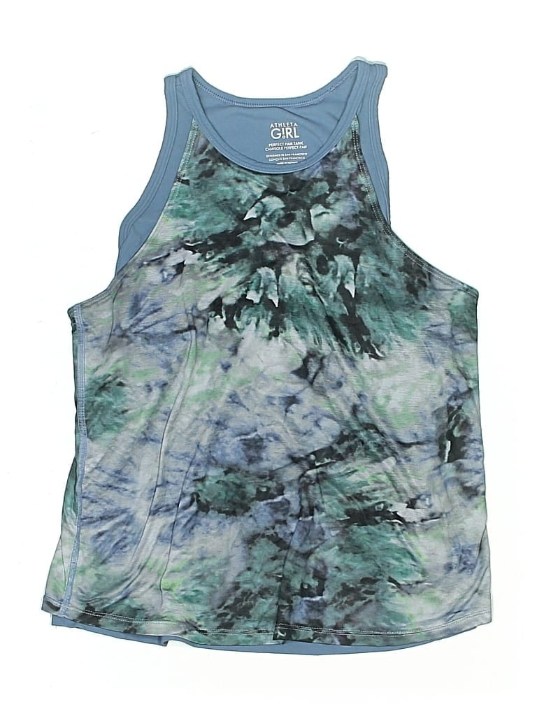 Click to view more detailed imagery on our partner's website Pre-owned Athleta Girl Kids' Active Tank Top In Blue