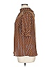 Faith and Joy Polka Dots Brown 3/4 Sleeve Blouse Size XL - photo 5