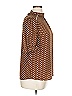 Faith and Joy Polka Dots Brown 3/4 Sleeve Blouse Size XL - photo 4