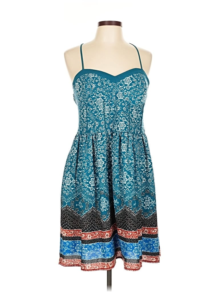 Pre-owned Xhilaration Cocktail Dress In Blue