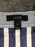J.Crew 100% Cotton Stripes Blue 3/4 Sleeve Blouse Size 2 - photo 6