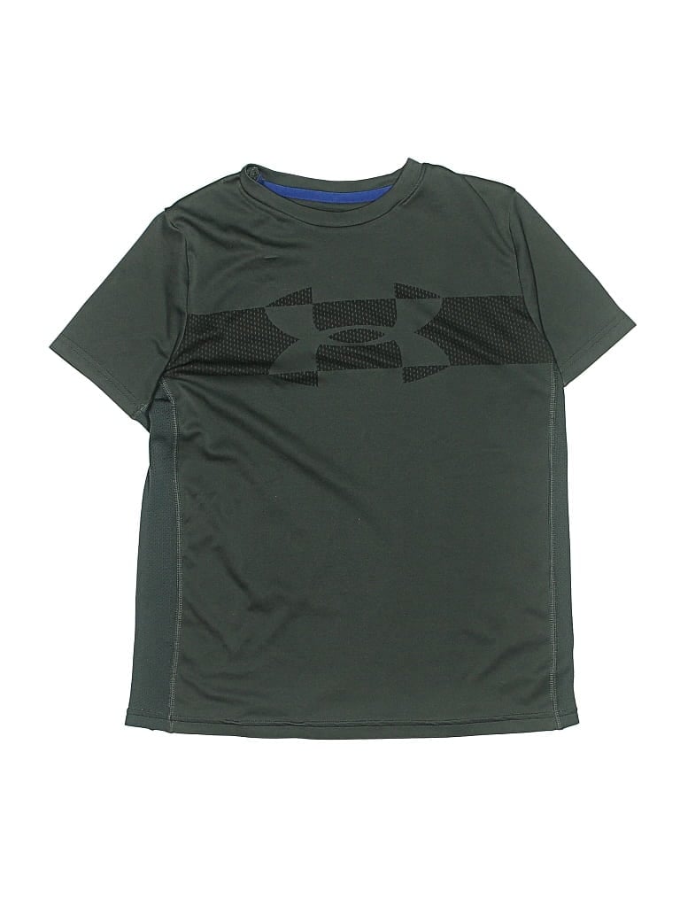 Click to view more detailed imagery on our partner's website Pre-owned Under Armour Kids' Active T-shirt In Green