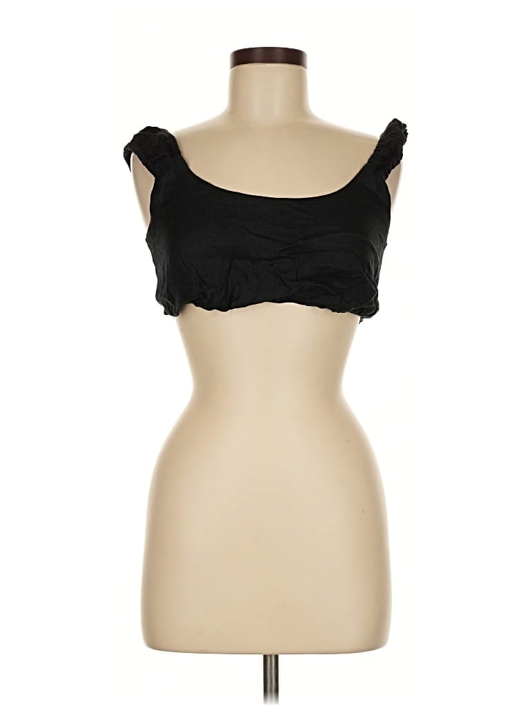 Click to view more detailed imagery on our partner's website Pre-owned Dissh Sleeveless Top Black Sweetheart Neckline Tops