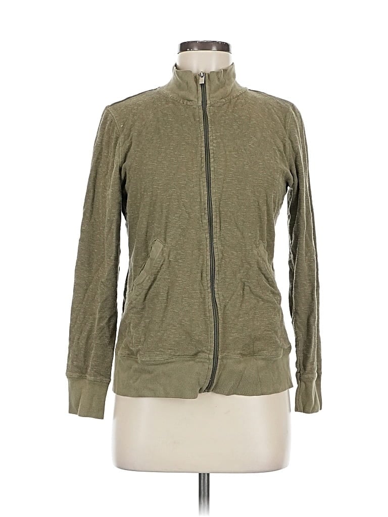 Pre-owned Merona Track Jacket In Green