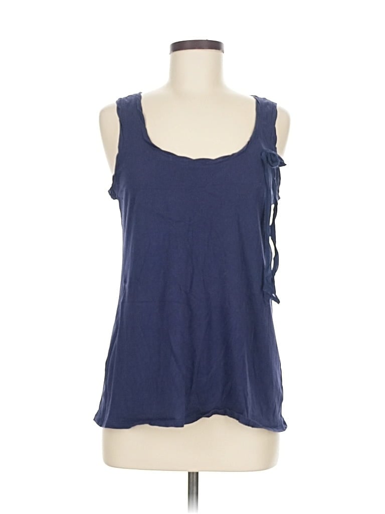 Pre-owned Gap Tank Top Blue Halter Neckline Tops