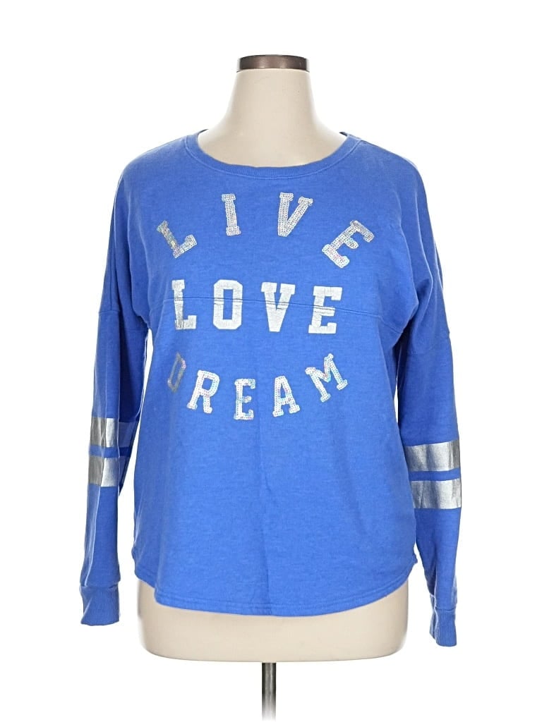 LIVE LOVE DREAM AEROPOSTALE Pre-owned Pullover Sweater In Blue