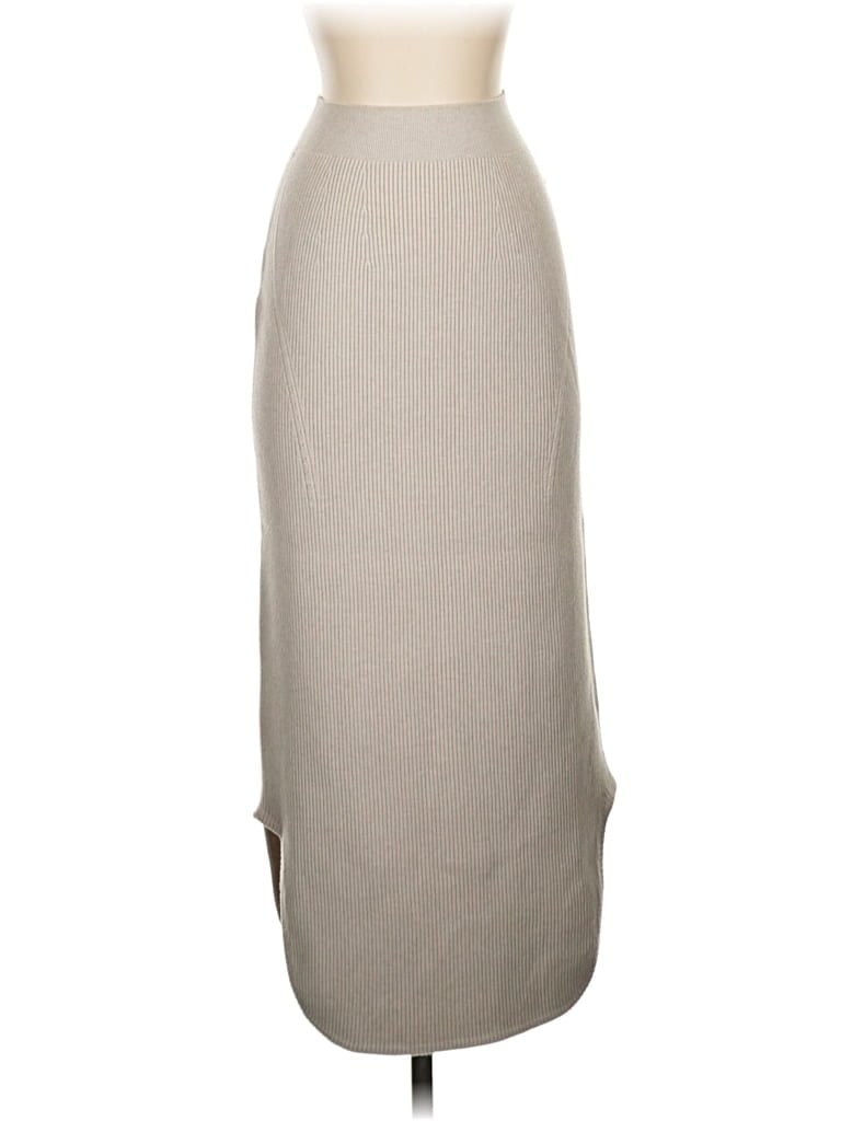 Pre-owned Unbranded Formal Skirt In Gray