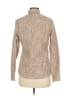 Lands' End 100% Baumwolle Animal Print Tan Long Sleeve Button-Down Shirt Size 6 - photo 2