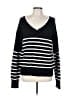 Unbranded Stripes Black Pullover Sweater Size L - photo 1