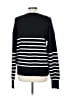 Unbranded Stripes Black Pullover Sweater Size L - photo 2