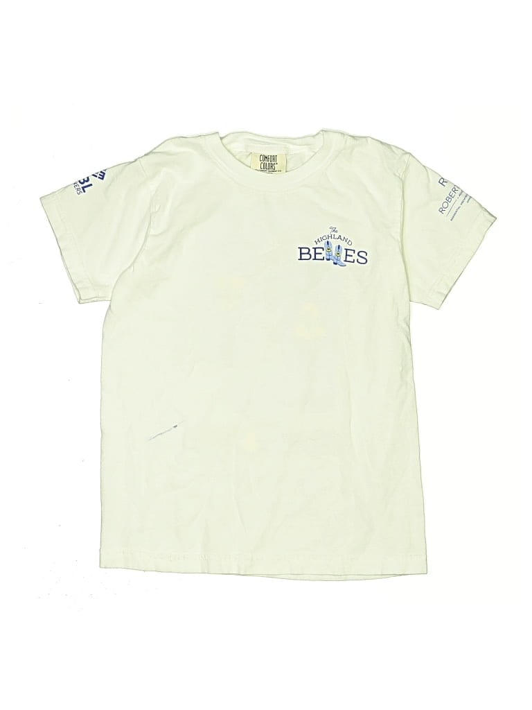 Pre-owned Comfort Colors Kids' Short Sleeve T-shirt In White