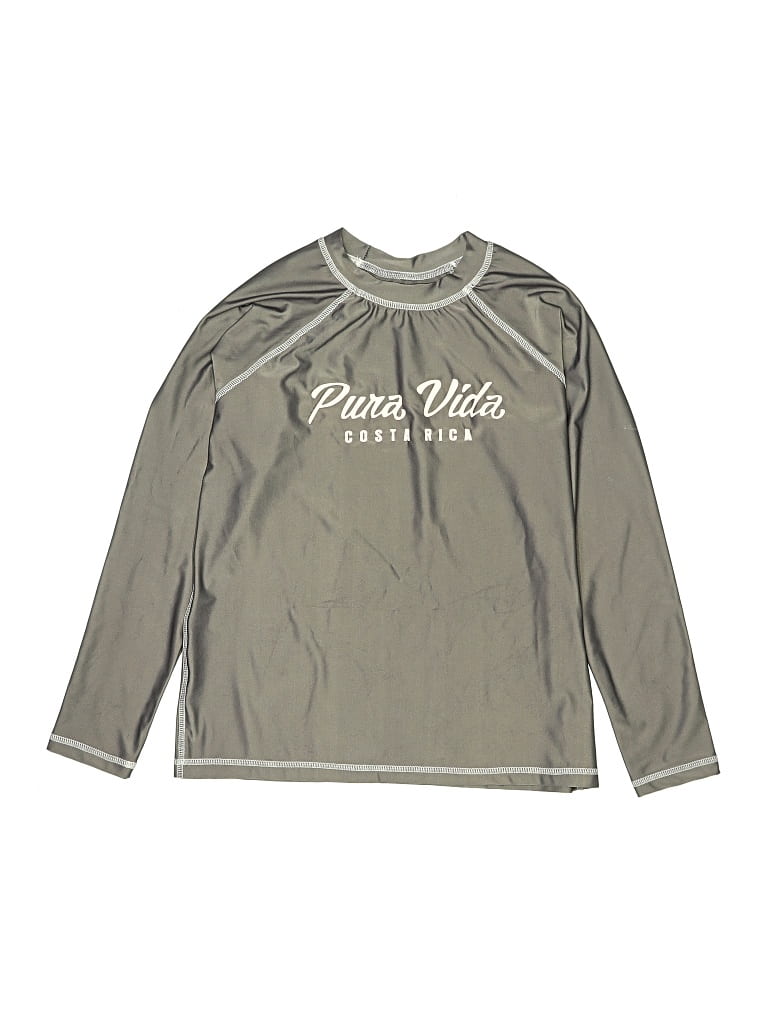 ASSORTED BRANDS Pre-owned Kids' Long Sleeve T-shirt In Gray