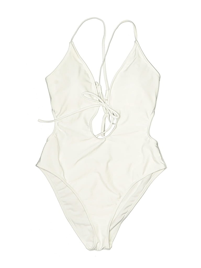 Shade & Shore One Piece Swimsuit In White