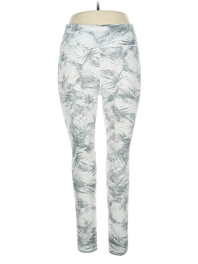 Pre-owned Assorted Brands Leggings In Silver