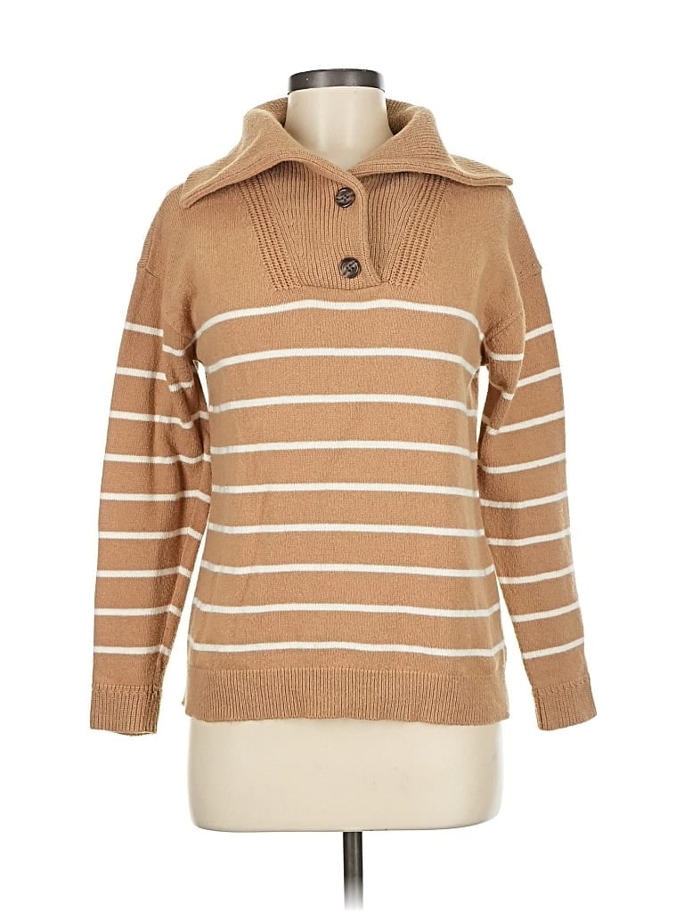 Pre-owned Talbots Pullover Sweater In Brown