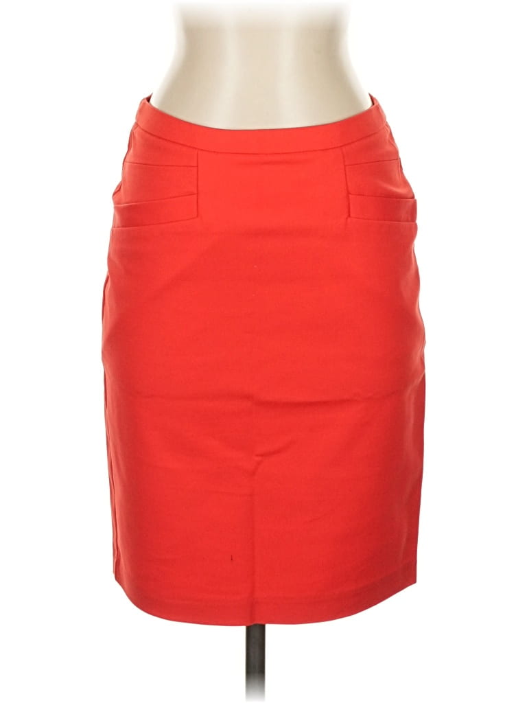 Pre-owned H&m Formal Skirt In Red