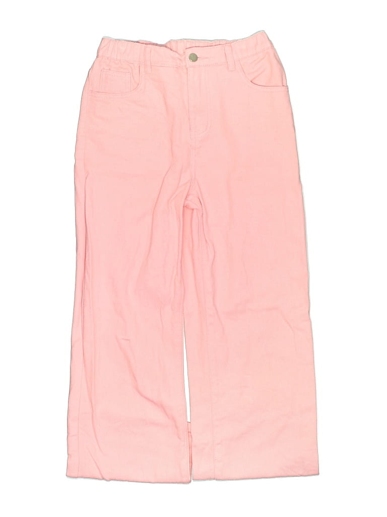 Pre-owned Shein Kids' Jeans In Pink