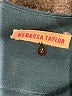 Rebecca Taylor Solid Teal Cocktail Dress Size 2 - photo 6